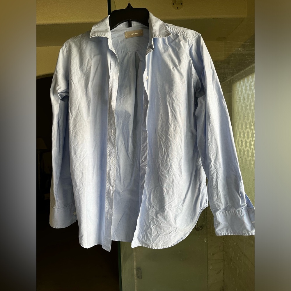 Everlane blue oxford button down